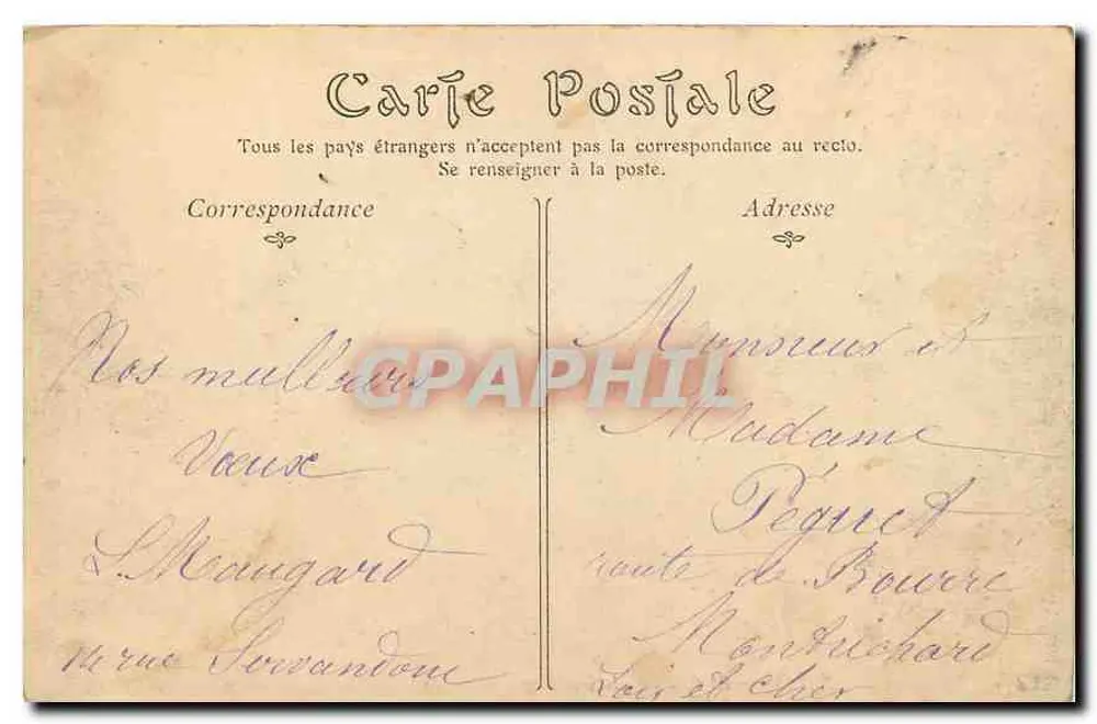 PARIS. — O Palácio do Luxembourg — ND Phot, n° 641 - Verso