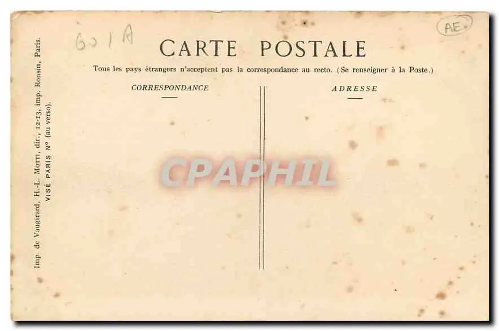 सर्मेज़ के अवशेष — 1914-15 की लड़ाई — एडी. पे डे फ्रांस n°108 - पीछे