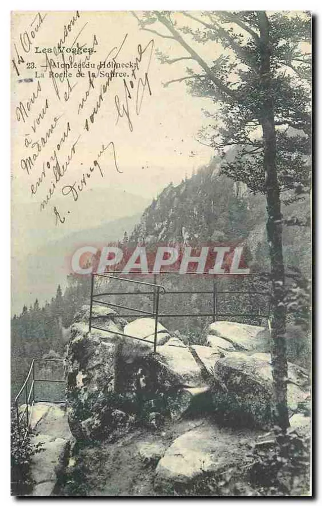 Les Vogges — Opstijging van Holnecks — La Roche de la Source — onbekende uitgever, n° 23 - Voorkant