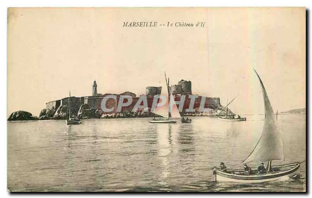 Marselha — O Castelo de If — Editor não identificado - Frente