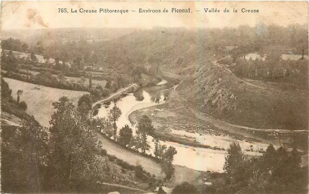 La Creuse Pittoresque — Umgebung von Pionnat — Tal der Creuse — n°765 - Vorderseite