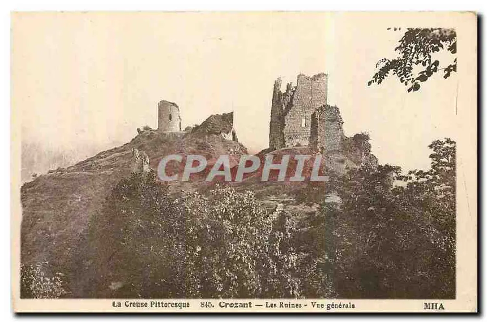 Croizant — Les Ruines — Allgemeiner Blick — MHA, Nr. 845 - Vorderseite