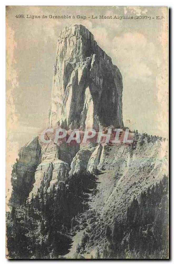 Le Mont Aiguille — Vue du sommet — E.P. n°495 - Recto