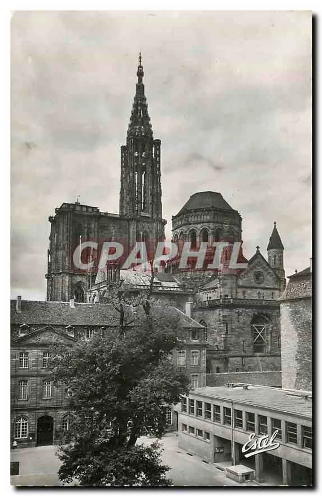 Estrasburgo — A Abside da Catedral — Editor L. Estel, n° 928 - Frente