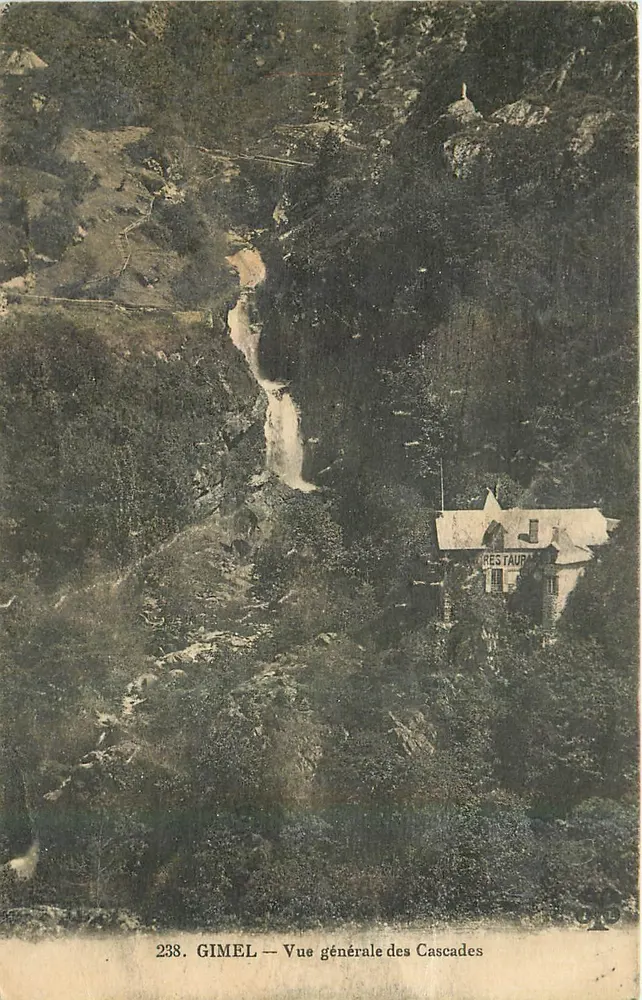 GIMEL — Vista geral das Cataratas — Editor não identificado, número de série 238 - Frente
