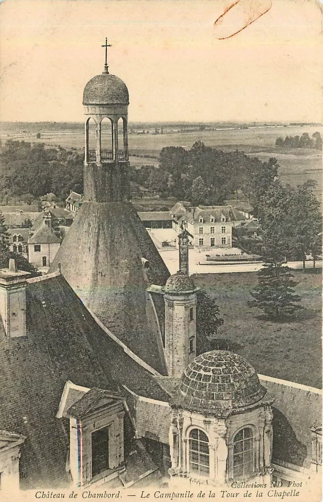 Schloss Chambord — Der Glockenturm der Kapellentürme — Collections ND Phot - Vorderseite
