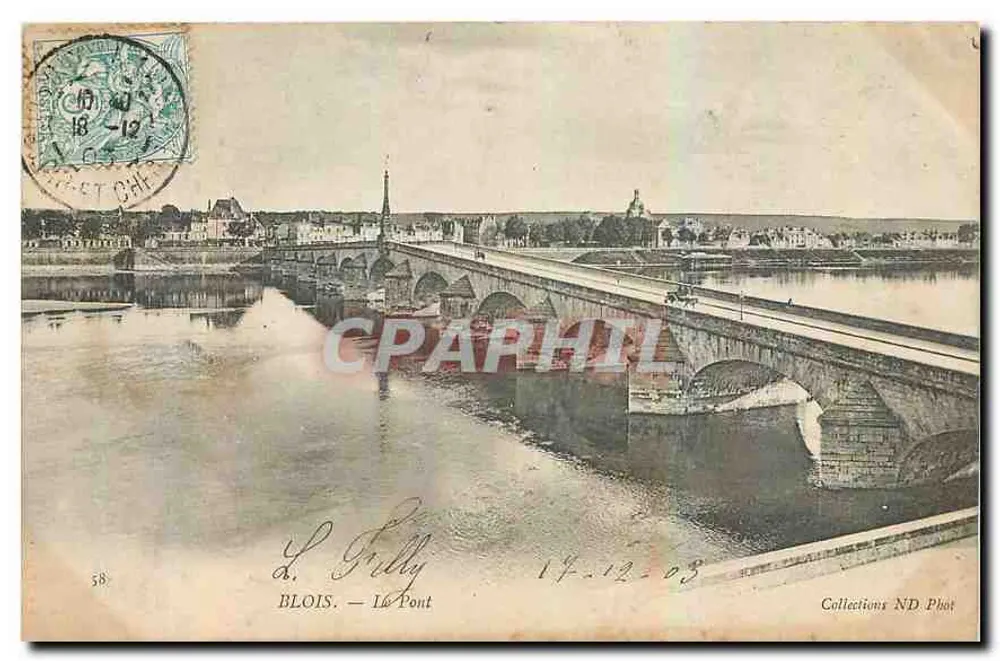 Blois — O Ponte — L. Frilly, Coleções ND Phot - Frente