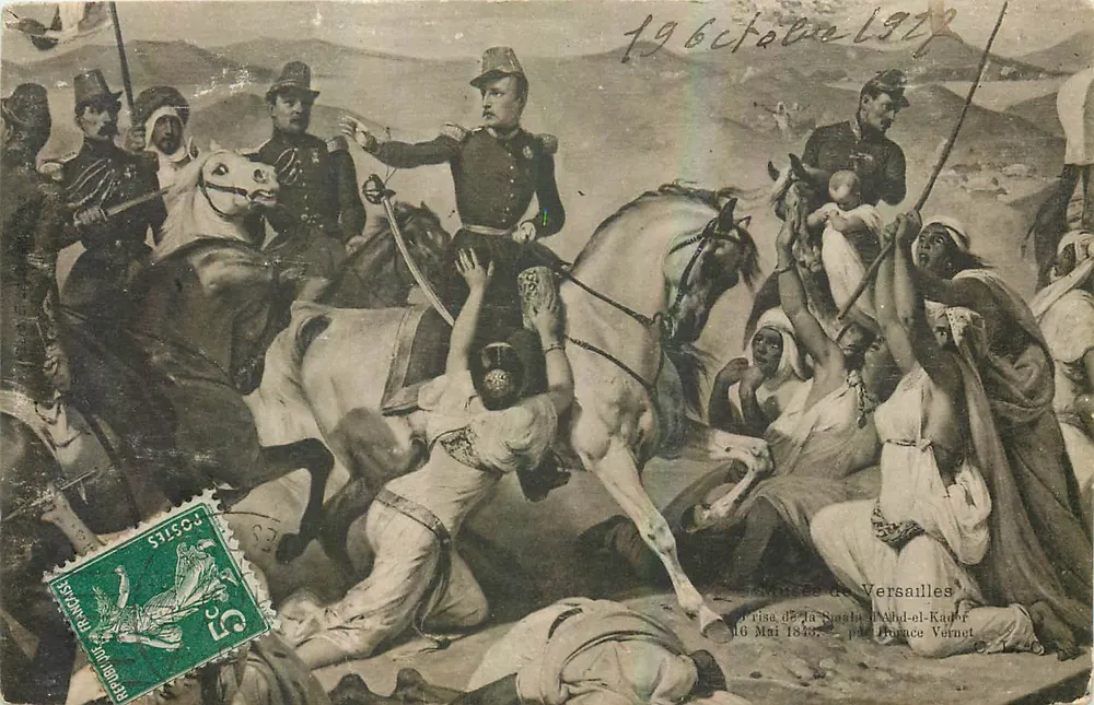 A Resistência de Versailles — A tomada da Roqala de Al-Md-el-Kader — por France Vernet - Frente