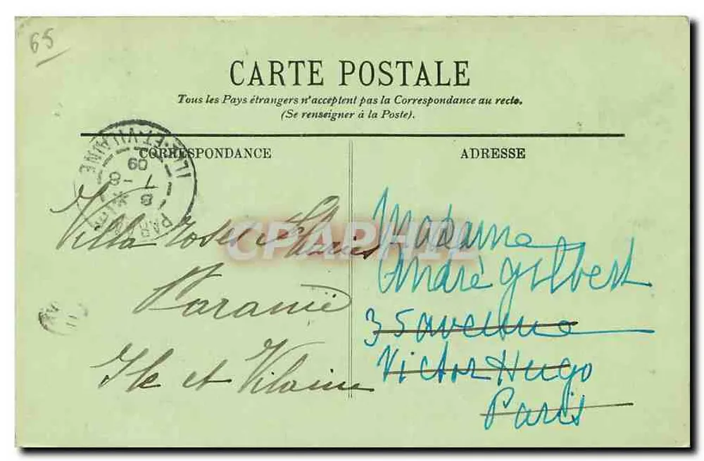 LOURDES — O Posto dos Carregadores — L.L. - Verso
