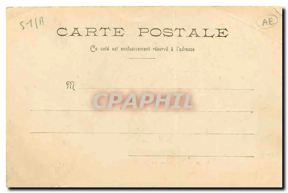 Reims — O Palácio de Justiça — P.-D. B. - Verso