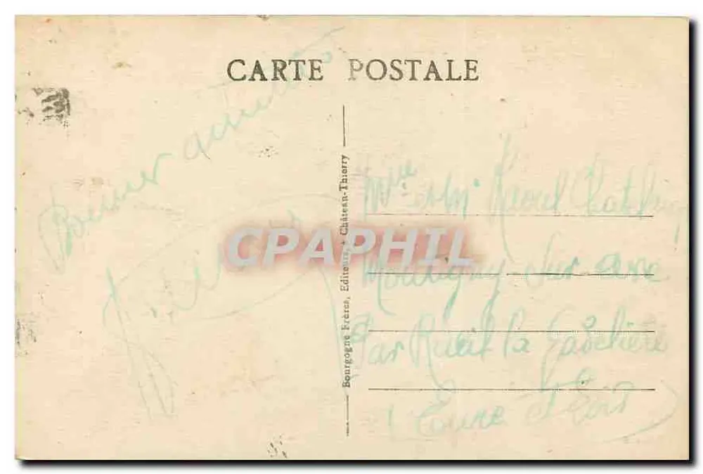 ÉPÉRANAY (Marne) — A Moderna Estrangeira — Editor Bourgogne Frères, Château-Thierry - Verso
