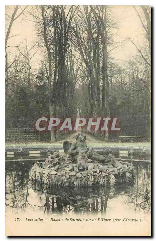 Versailles — Bassin von Saturn oder Winter (von Girardon) — n°185 - Vorderseite