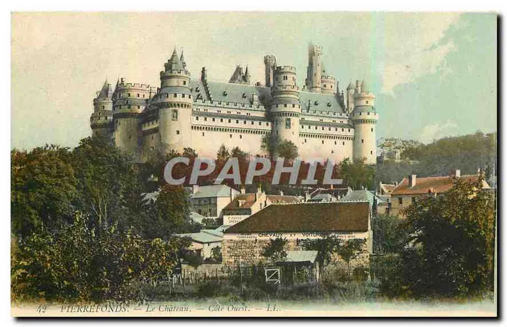 Pierrefonds — O Castelo — Lado Oeste — L.L. - Frente