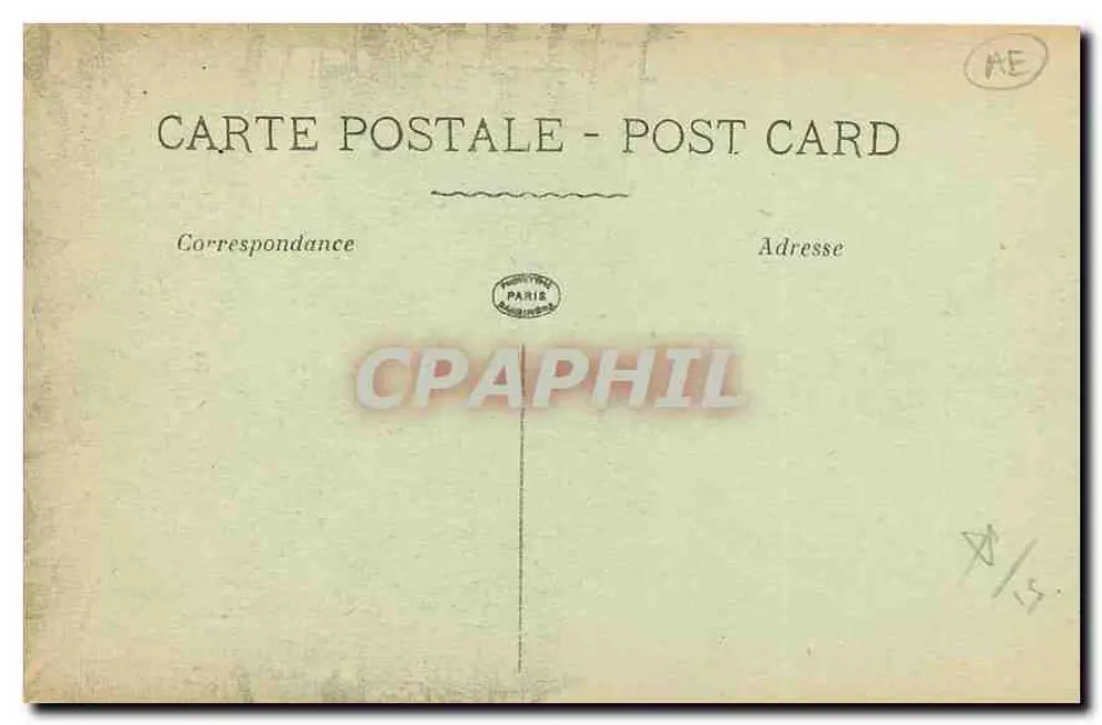 Reims - La Fontaine Subé - Avenue Drouet d'Erlon — éditeur 'La Pensée', n° 2811 - Verso