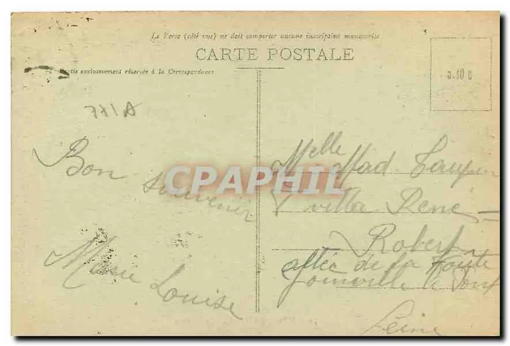 Fontainebleau - O Teatro — editor anônimo, n° 2170 - Verso