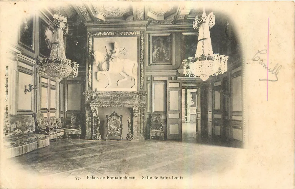 Schloss Fontainebleau - Zimmer Saint-Louis — Verlag Thibault, Fontainebleau-Verlage, Nr. 57 - Vorderseite