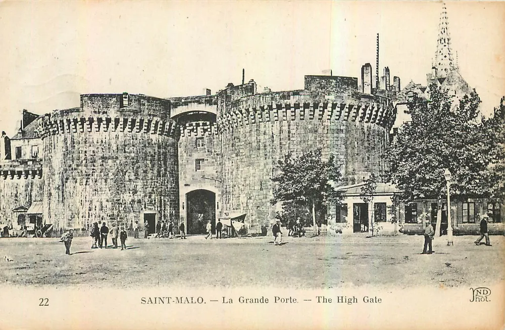 Saint-Malo — A Grande Porta — The High Gate — JND Phot. - Frente