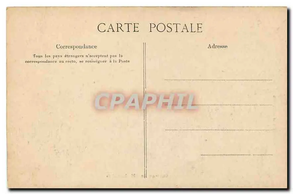 Castelo de CHAMBORD — vista frontal — editor não identificado - Verso
