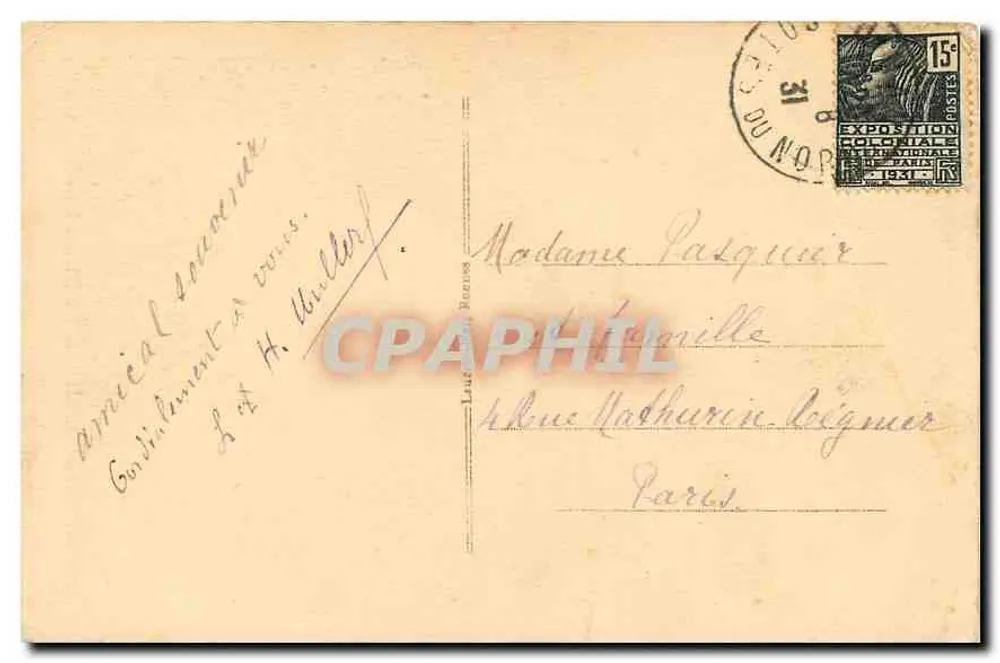 Emerald Coast - Dinard-la-Vicomté - In the distance, St-Servan-sur-Mer — publisher L.N. no. 1751 - Back