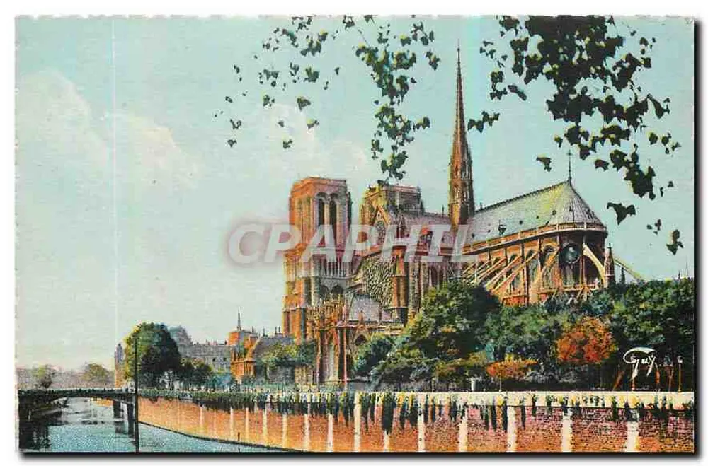 Paris - Notre-Dame - L'Abside — A. Leconne, 38, r. Ste-Croix-de-la-Bretonnerie, Paris - Recto