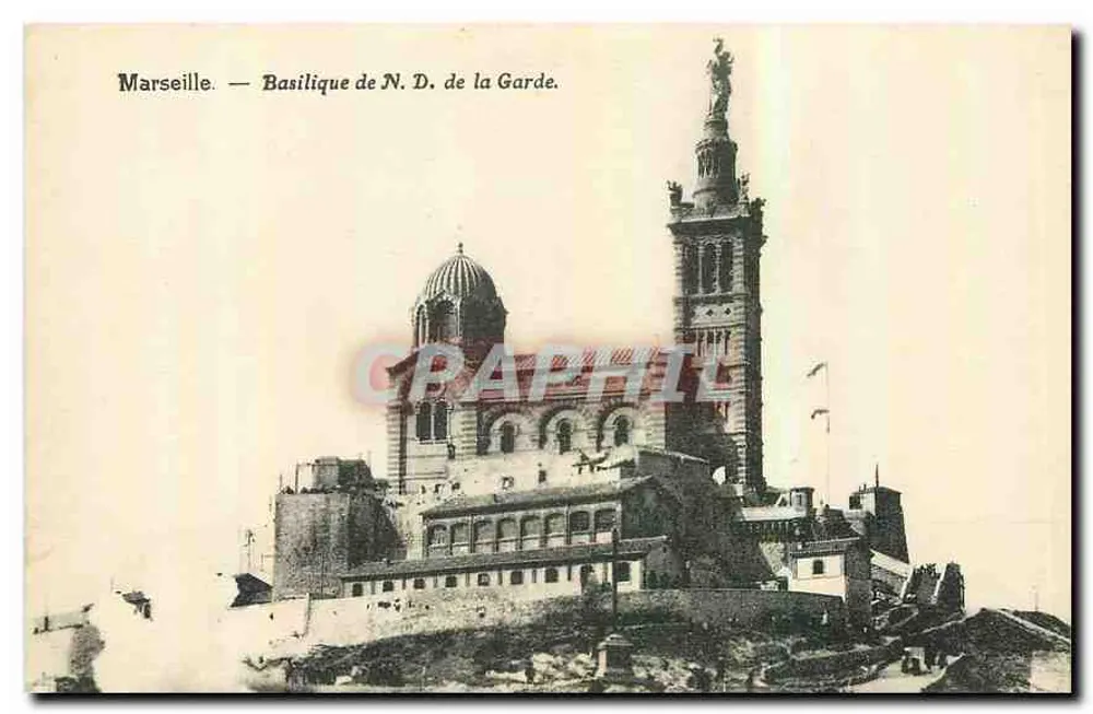 Marselha — Basílica de Nossa Senhora da Guarda - Frente