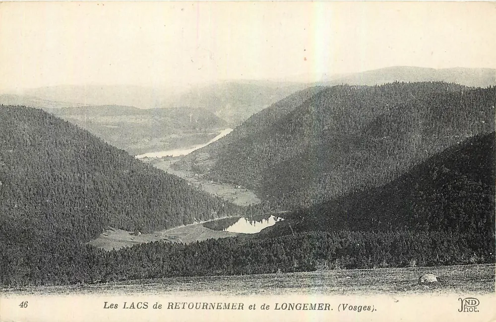 Les LACS de RETOURNEMER et de LONGEMER. (Vosges) — JND hot. — n°46 - Recto