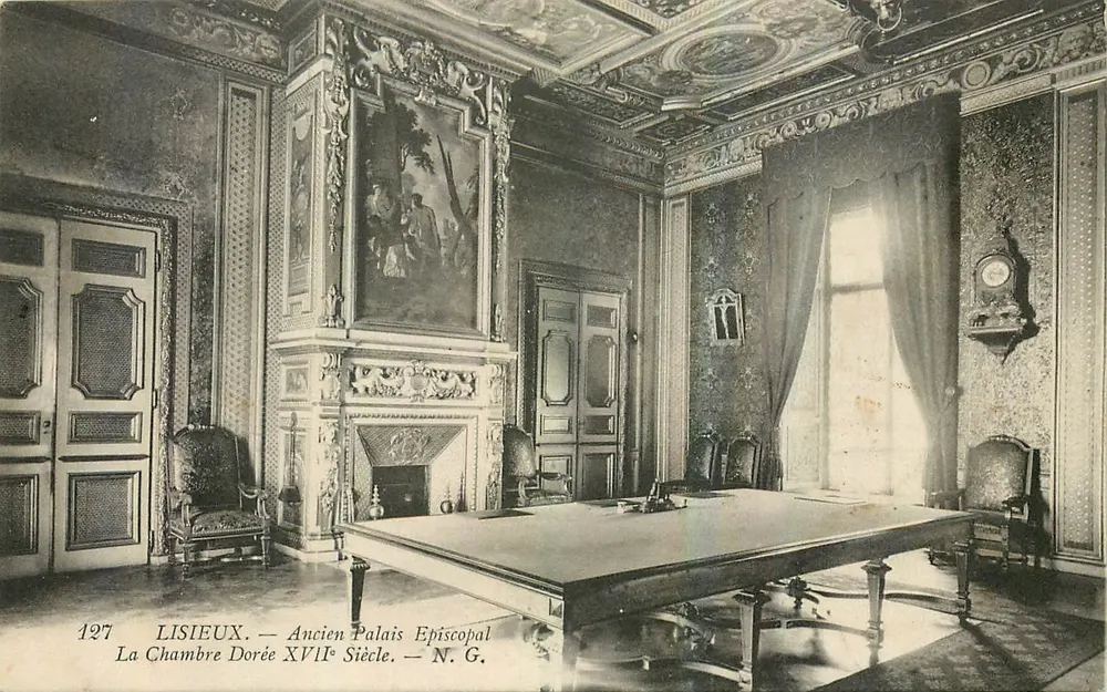 Lisieux — Ancien Palais Épiscopal, La Chambre Dorée XVIIe Siècle — N.G. - Recto