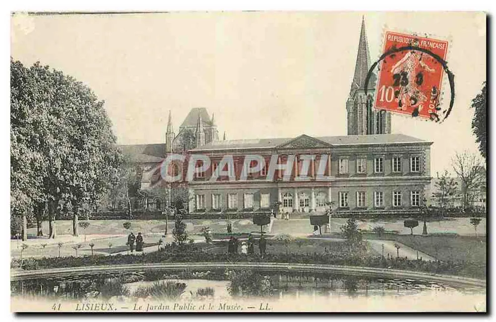 Lisieux — Le Jardin Public et le Musée — LL - Recto
