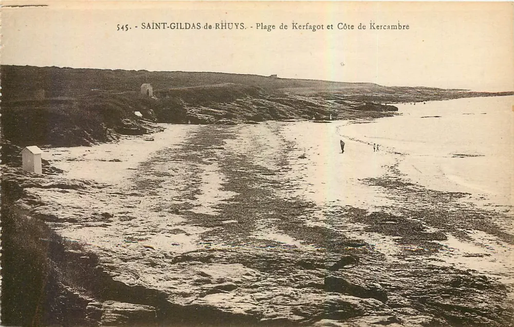 Saint-Gildas-de-Rhuys - Strände von Kerfagot und Küste von Kercambre — Verlag Laurent-Nol, n° 545 - Vorderseite