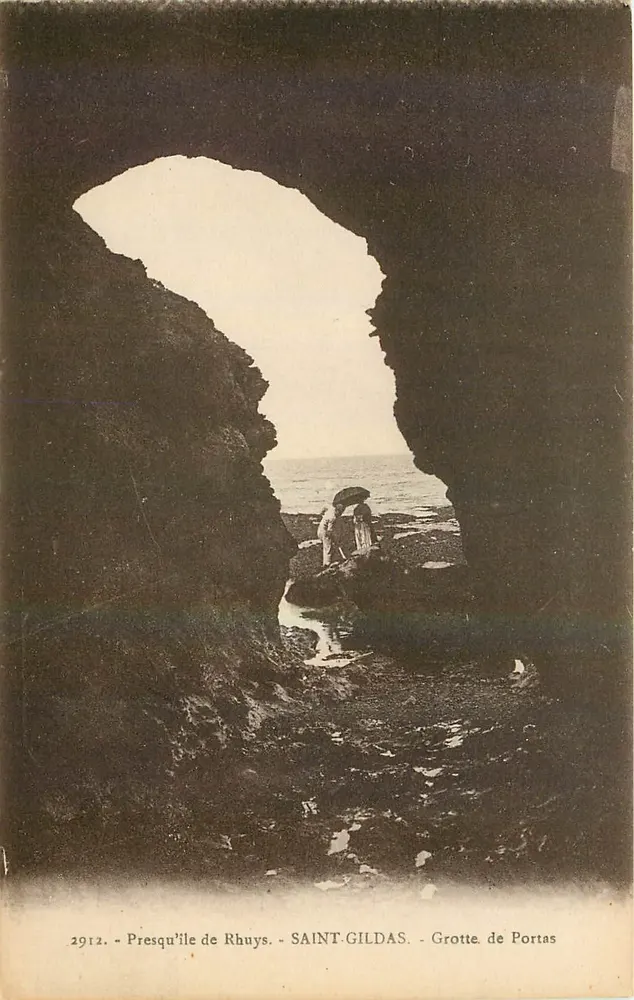 Presqu'île de Rhuys - Saint-Gildas - Grotte de Portas - Vorderseite