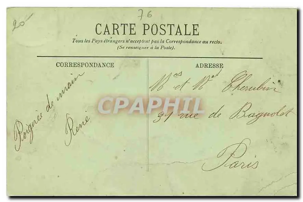 Le Havre — 'La Provence' — Der Musiksalon — LL. - Rückseite