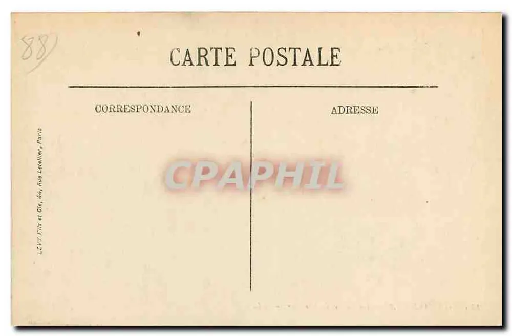 Gérardmer — A Vale de Munster — LL. — n° 148 - Verso