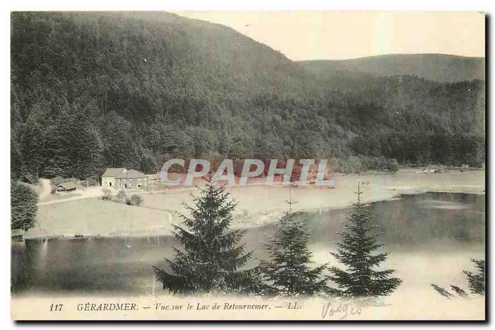 GÉRARDMER — Vue sur le Lac de Retournemer — LL - Recto