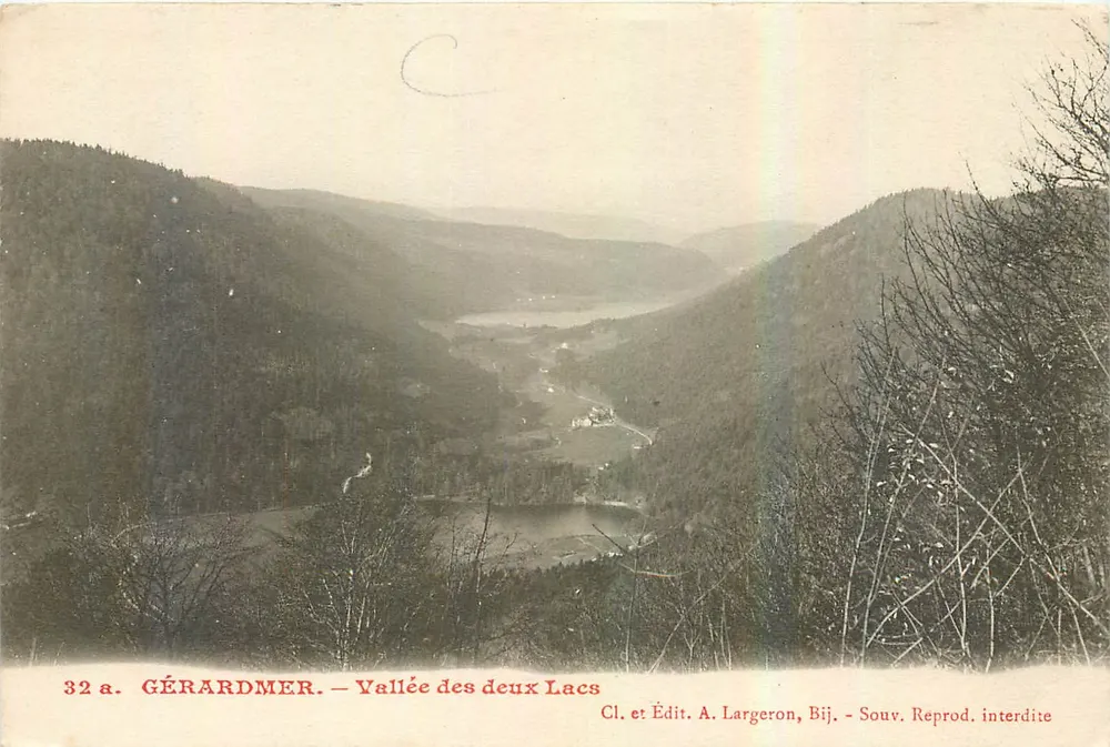 Gérardmer — Vallei van de Twee Meren — Cl. en Ed. A. Largeron, Bij. - Voorkant