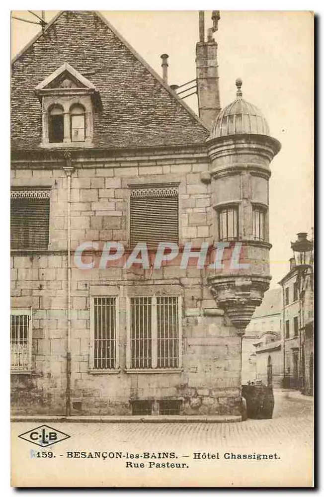 Besançon-les-Bains — Hotel Chassignet, Rue Pasteur — C.L.B. n°159 - Frente