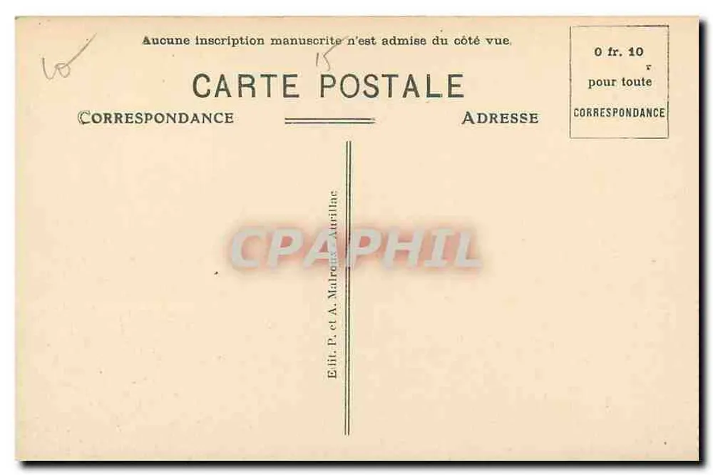 Kathedrale St-Géraud — Aurillac — CANTAL — Verlag P. et A. Malraux - Rückseite
