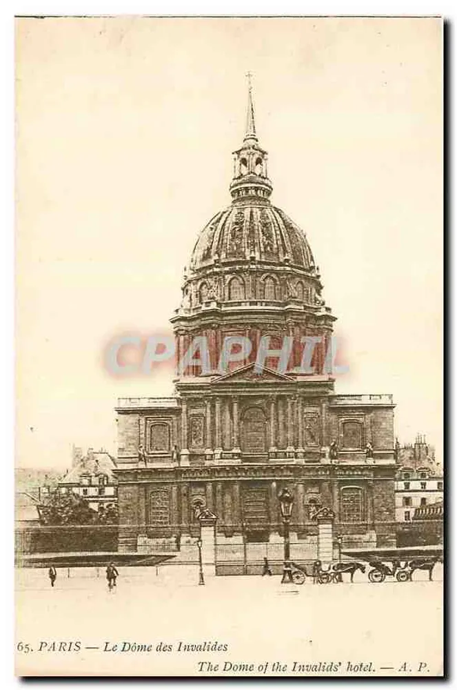 PARIS — O Dôme dos Invalides — A. P. - Frente
