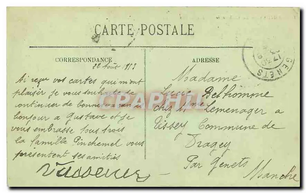 Amiens — A Catedral — Fachada Sul — LL. — N° 103 - Verso