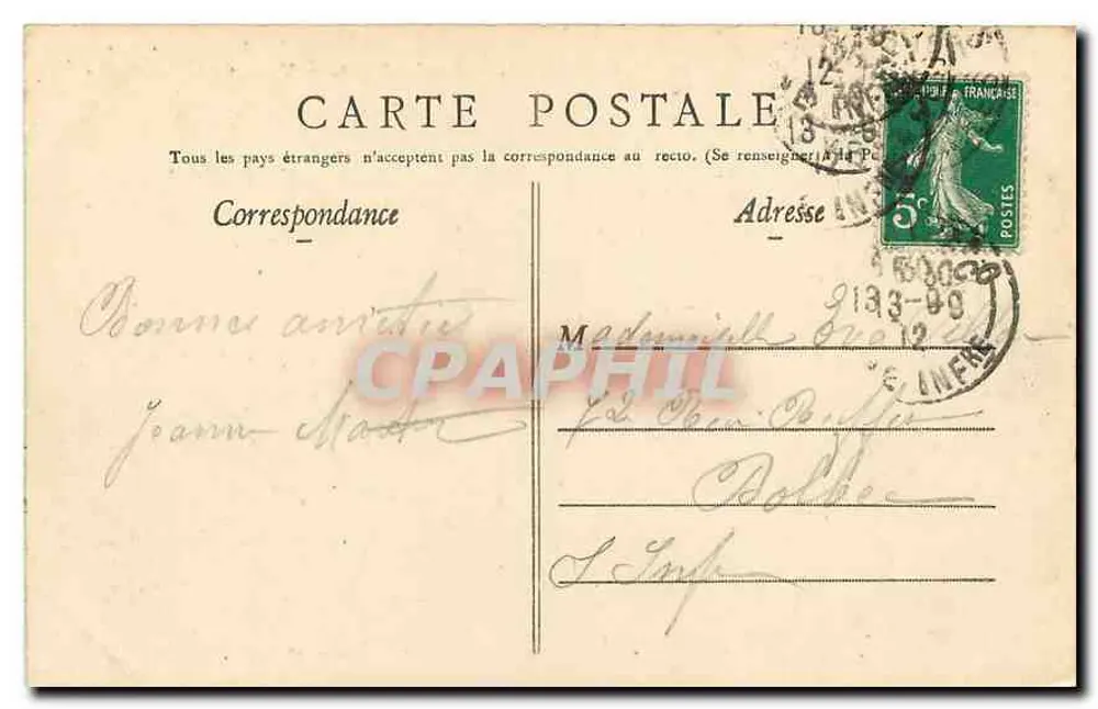 Lourdes — Funicular — Vista geral - Verso