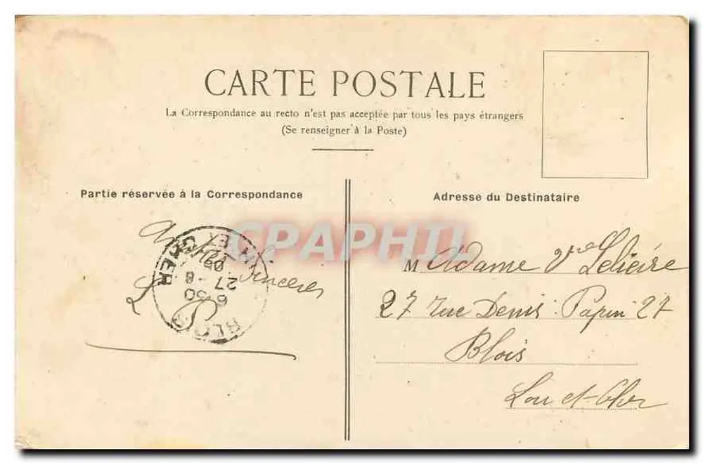 Orléans — Place Gambetta — editor não identificado, n° 32 - Verso