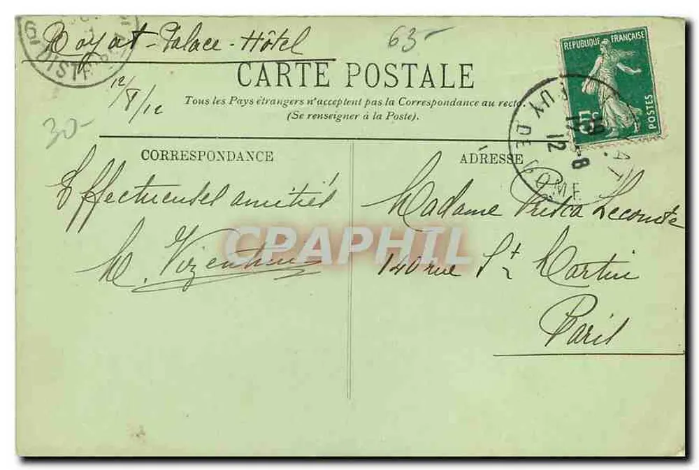 Lauvergne — Intérieur d'une maison autergnate — LL. - Verso