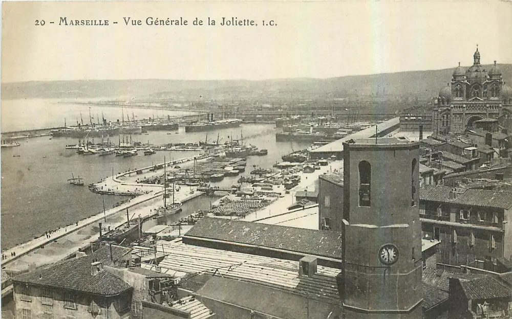 Marseille - Vista general de Joliette, I.C. - Anverso