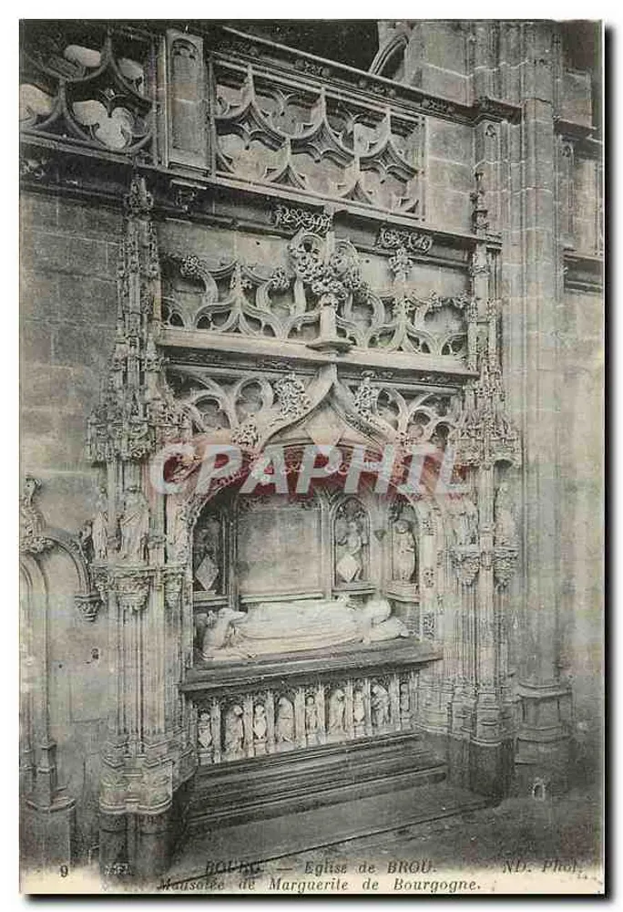 Bourges — Église de Bourgogne. Mausolée de Marguerite de Bourgogne — ND. Phot. - Recto