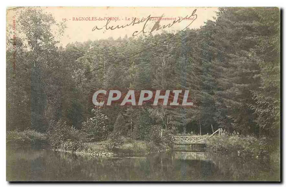Bagnolles-de-l'Orne — Der Thermalpark — Verlag: Ollier (n°19) - Vorderseite