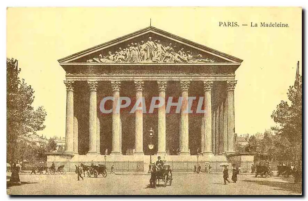 PARIS — A Madeleine — L.D. Paris - Frente