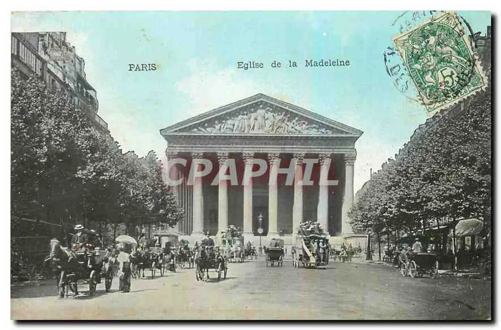 Paris — Igreja da Madeleine — editor não identificado - Frente
