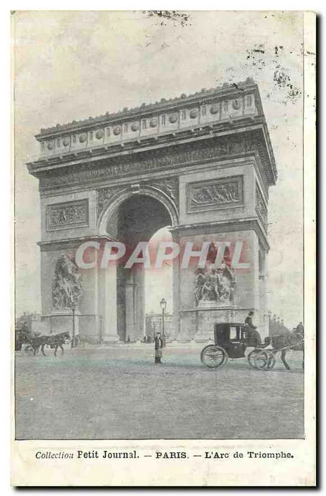 Paris — O Arco do Triunfo — Coleção Petit Journal - Frente