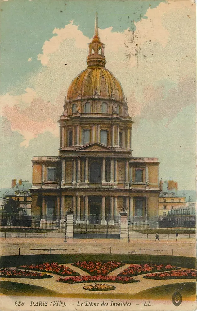 Paris (VII°) — O Domo dos Invalidos — LL. 238 - Frente