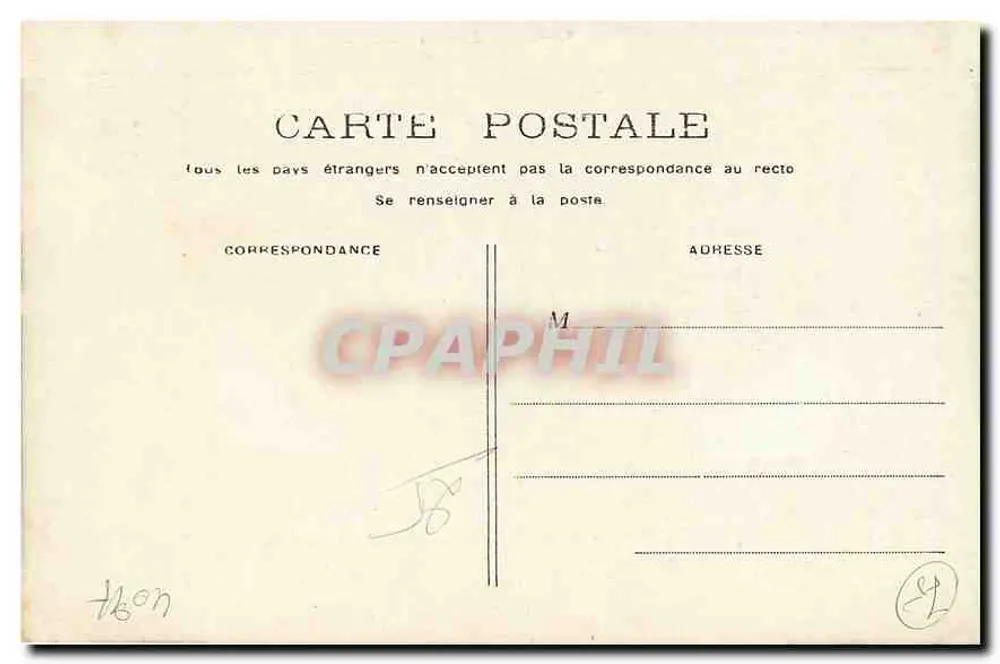 PARIS - Porta Saint-Denis — vista urbana com carruagem e pedestres — editor não identificado - Verso