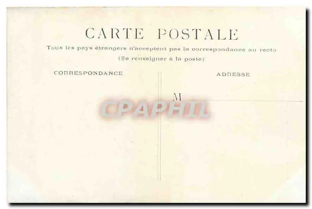 Paris - A Estação de Lyon — vista da torre relógio, editor L'OEUVRE FRANÇAISE - Verso